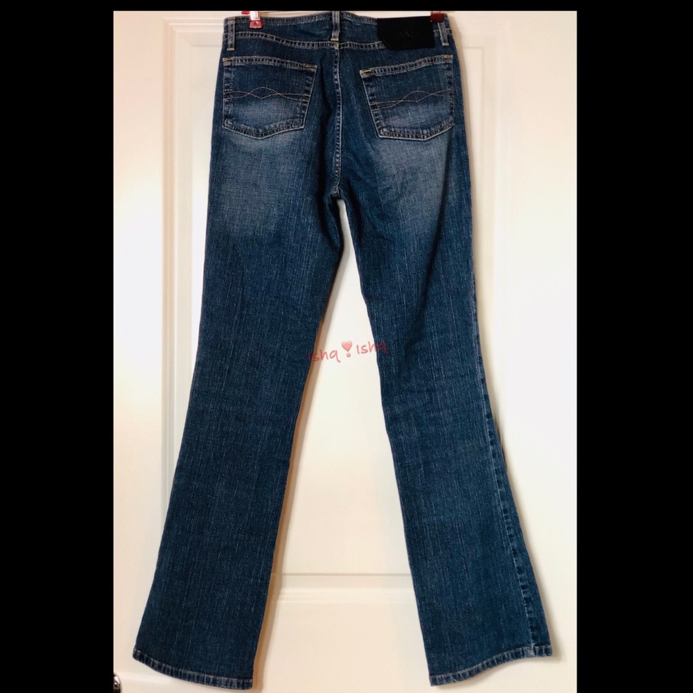 BCBG MaxAzria Jeans Vintage Bootcut Mid-Rise 3/4 Vintage style 1998-2002 - Picture 6 of 8